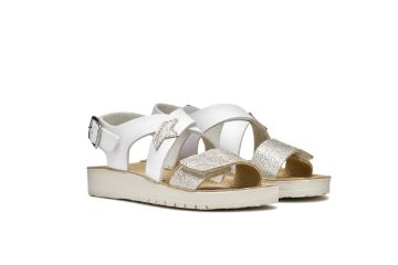 Bilde av Geox Sandal Costarei - Hvit sandal til pike