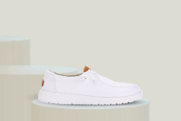 Bilde av hey dude wendy stretch canvas - Dame (hvit)