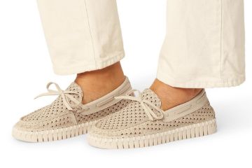 Ilse Jacobsen Tulip Sailor Shoe damesko i Kit Pearled