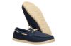 Hey Dude Harbor Lo Classic herresko i marineblå båtsko-design med elastiske lisser og lett fleksibel såle til sommer og fritid