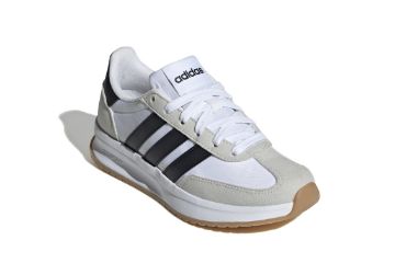 adidas Run 70s 2.0 Junior sneakers i hvit og sort med retro design og god komfort