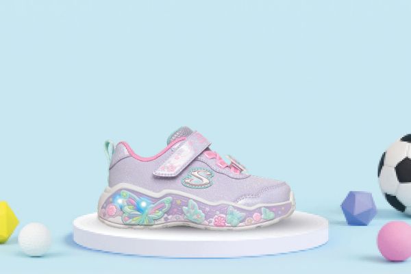 Bilde av Skechers S-Lights: Lil Butterfly Bliss – Barn (lilla)