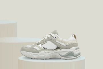 GAP Marathon sneakers dame i desert beige med chunky såle og moderne sporty design