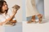 Bilde av rieker slip-in sandal - Dame (marble)