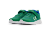 Hummel ACTUS TR BREATHER JR junior sneakers i grønn Bosphorous med borrelås og elastiske lisser