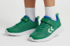 Hummel ACTUS TR BREATHER JR junior sneakers i grønn Bosphorous med borrelås og elastiske lisser