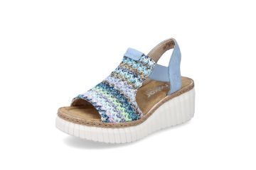 Bilde av rieker sandal - Dame (lyseblå)