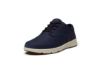 Timberland Parker Street herresko i blått premium skinn med hvit såle