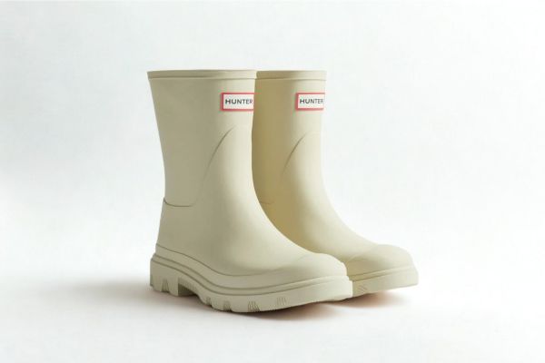 Bilde av HUNTER DOWNPOUR SHORT BOOT - DAME (GRAVEL)