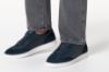 Geox Spherica™ Actif X4 sneakers til herre i navy med skinn, semsket skinn og komfortabel støtdempende såle.