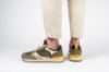 GAP Run Spirit City sneakers til herre i oliven med sporty design og komfortabel hvit såle.