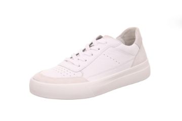 Legero Mondo sneakers til herre i hvitt skinn med bred H-lest og komfortabel lett såle