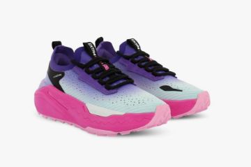 EXTR4 Kaizen XL 2.04 damesneakers i violett og turkis med sporty design, pustende overdel og ekstra støtdempende såle.