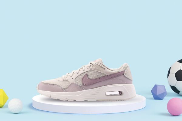 Bilde av nike air max - junior (beige/rosa)
