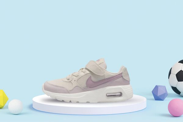 Bilde av nike air max - Barn (beige/rosa)