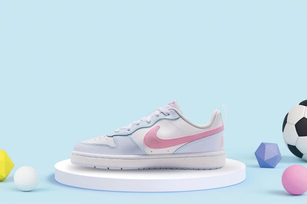 Bilde av NIKE COURT - junior (lyseblå/rosa)