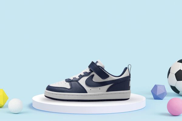 Bilde av NIKE COURT - barn (blå/hvit)