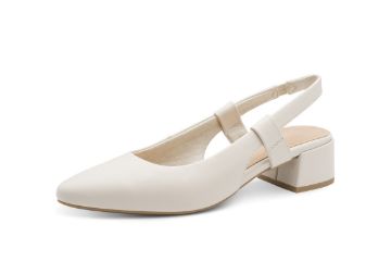 Bilde av marco tozzi sling pumps - Dame (krem)