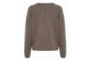 BTF EVA Cashmere Cardigan i ash brown melange til dame med knappelukking og myk cashmere- og merinoullkvalitet.