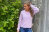 BTF ALICE Cashmere Cardigan i lilac til dame med rund hals, knappelukking og myk kvalitet i cashmere og merinoull.