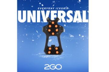 Universal brodder med 10 pigger i herdet stål for sikkert grep på is og snø