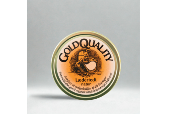 Gold Quality Læderfedt nøytralt skinnfett for pleie og beskyttelse av sko, vesker, møbler og andre skinnprodukter.
