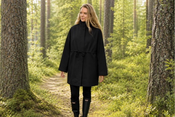Blæst Flisnes trench kåpe