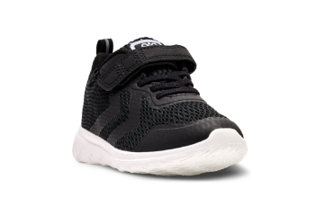 hummel ACTUS TEX RECYCLED JR svart vanntett joggesko til barn med borrelås