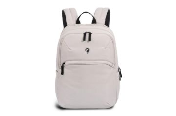 North Pioneer Flight beige ryggsekk med laptoprom og vannavvisende materiale