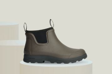 Tretorn Terrain Low Neo brun lav gummistøvel med neoprenfôr og godt grep