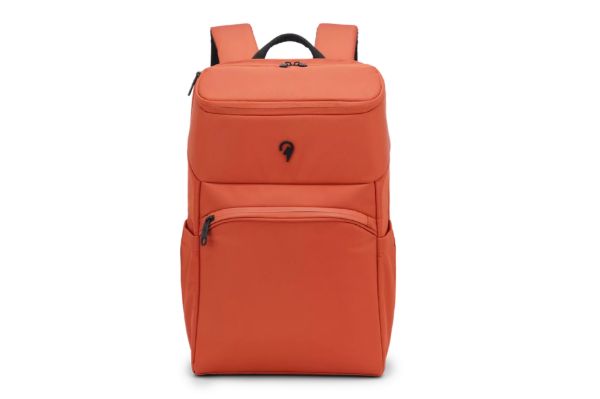 North Pioneer oransje PC-ryggsekk 22 liter med polstret laptoprom og vannavvisende materiale.