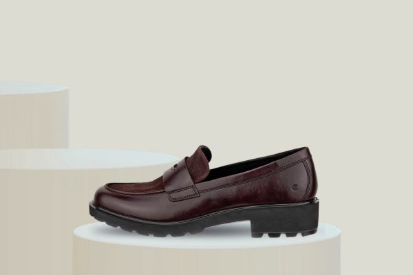 Bilde av ECCO METROPOLE VIENNA LOAFER - Dame (burgunder)