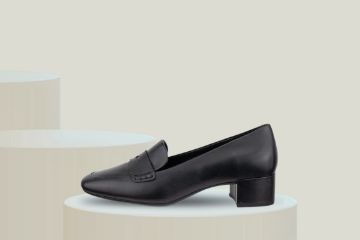 ECCO LIVA 35 Penny Loafer sort loafers til dame i skinn med lav hæl og komfortabel passform