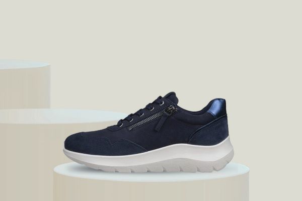 Bilde av ECCO VALERIE SIDE ZIP SNEAKER - Dame (blå)