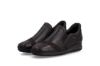 Rieker Ready2GO brun slip-on damesko i skinn med RiekerTEX og elastiske sider.