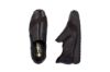 Rieker Ready2GO brun slip-on damesko i skinn med RiekerTEX og elastiske sider.
