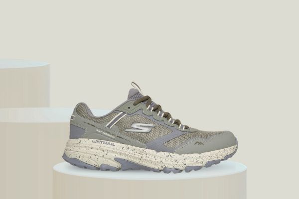 Bilde av skechers waterproof GO RUN Trail - Dame (gråbeige)