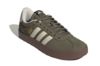 Adidas VL Court 3.0 grønn sneakers til herre i skinn med hvite striper og brun såle