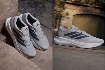 Adidas Runfalcon 6 grå løpesko til herre med Cloudfoam-demping