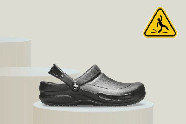 Crocs Bistro Clog svart sklisikker arbeidssko med lukket tå