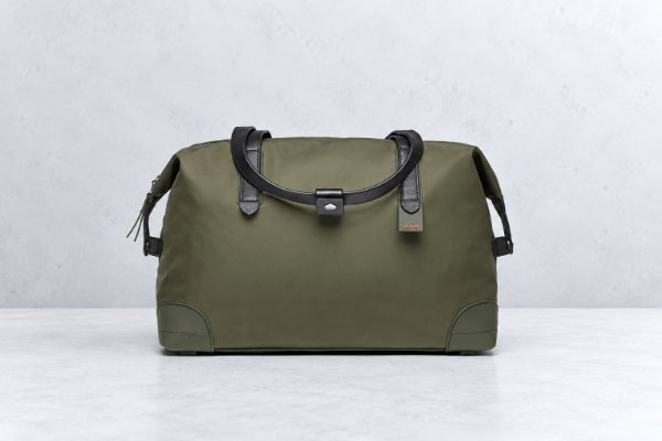Oliven SWIMS 24H Holdall weekendbag i nylon med skinnhåndtak til dame og herre