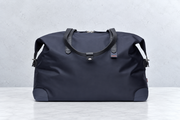 Mørk blå SWIMS 48H Holdall weekendbag med skinnhåndtak til dame og herre