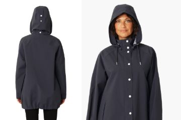 Ilse Jacobsen Rain Jacket Dark Indigo mørkeblå vanntett regnjakke til dame