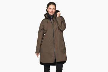 Ilse Jacobsen RAIN128 Wren brun softshell regnjakke til dame