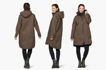 Ilse Jacobsen RAIN128 Wren brun softshell regnjakke til dame
