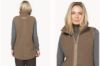 Ilse Jacobsen BONDEDPILE02 lang brun fleecevest til dame