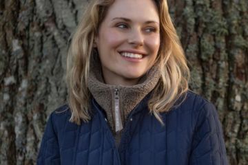 Ilse Jacobsen BONDEDPILE02 lang brun fleecevest til dame