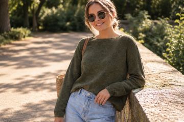 btf mira pullover i army green