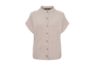 BTF CPH Eleanor Cardigan dame i myk cashmere- og raccoonblanding med korte ermer og knapper