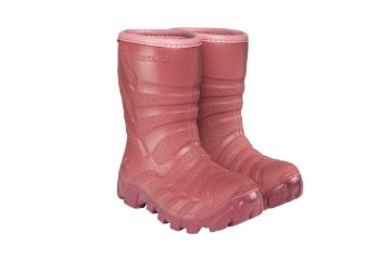 Viking Ultra Warm rosa termostøvler til barn med ullblandingsfôr og kraftig vintersåle